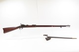 Antique U.S. SPRINGFIELD M1884 TRAPDOOR .45-70 INDIAN WARS Rifle w/BAYONET
U.S. MILITARY Rifle w/SCABBARD; WOUNDED KNEE - 2 of 25