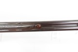 ENGRAVED Antique F. BAUERNFEIND GERMAN Side by Side Combination CAPE GUN
With CHECKERED STOCK and GAME SCENE ENGRAVINGS - 9 of 25