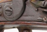 STATE of NEW YORK Antique WAR OF 1812 Pomeroy U.S. M1808 Flintlock Musket Marked “S.NY” for State of New York & “P M/S.J 1808” - 7 of 25