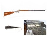 1880s mfr. Antique J.M. MARLIN-BALLARD No. 3 Single Shot .22 Long Rifle
Falling Block, 24” Octagonal Barrel, Nickel & Blue - 1 of 18