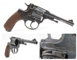 WW II Soviet NAGANT M1895 TULA Arsenal Revolver EASTERN FRONT with HOLSTERWORLD WAR II Russian Revolver Made in 1944 - 1 of 19