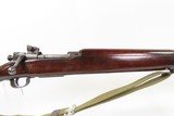 WORLD WAR II U.S. Remington M1903A3 Bolt Action C&R .30-06 Rifle WEB SLING
Made in 1943 “R.A. / FLAMING BOMB / 8-43” Barrel - 4 of 21
