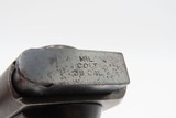 1920 mfg COLT M1903 POCKET HAMMER .38 ACP Semi-Auto SELF DEFENSE Pistol C&R ROARING TWENTIES Self Defense CONCEAL/CARRY Pistol - 9 of 19
