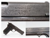 1920 mfg COLT M1903 POCKET HAMMER .38 ACP Semi-Auto SELF DEFENSE Pistol C&R ROARING TWENTIES Self Defense CONCEAL/CARRY Pistol