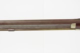 1850-60s Antique J. BARNES Back Action PERCUSSION Half Stock SPORTING Rifle With CHECKERED WRIST and GERMAN SILVER MOUNTS - 22 of 25