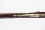 1850-60s Antique J. BARNES Back Action PERCUSSION Half Stock SPORTING Rifle With CHECKERED WRIST and GERMAN SILVER MOUNTS - 12 of 25