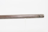 1850-60s Antique J. BARNES Back Action PERCUSSION Half Stock SPORTING Rifle With CHECKERED WRIST and GERMAN SILVER MOUNTS - 14 of 25