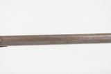 1850-60s Antique J. BARNES Back Action PERCUSSION Half Stock SPORTING Rifle With CHECKERED WRIST and GERMAN SILVER MOUNTS - 15 of 25