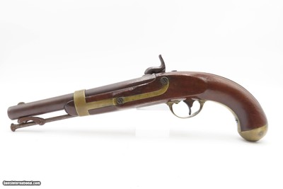 Antique HENRY ASTON & Co. U.S. Contract M1842 .54 Smoothbore Pistol DRAGOON 1851 Dated Percussion U.S. MILITARY Contract Pistol - Image 13 of 19