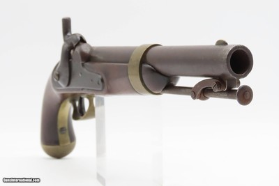 Antique HENRY ASTON & Co. U.S. Contract M1842 .54 Smoothbore Pistol DRAGOON 1851 Dated Percussion U.S. MILITARY Contract Pistol - Image 18 of 19