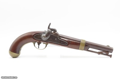 Antique HENRY ASTON & Co. U.S. Contract M1842 .54 Smoothbore Pistol DRAGOON 1851 Dated Percussion U.S. MILITARY Contract Pistol - Image 2 of 19