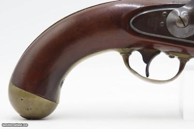 Antique HENRY ASTON & Co. U.S. Contract M1842 .54 Smoothbore Pistol DRAGOON 1851 Dated Percussion U.S. MILITARY Contract Pistol - Image 5 of 19