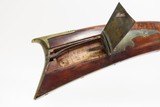 Antique “POOR BOY” Full-Stock .38 FLINTLOCK American FRONTIER Long Rifle
ENGRAVED Kentucky Style Smoothbore HOMESTEAD Rifle - 8 of 25