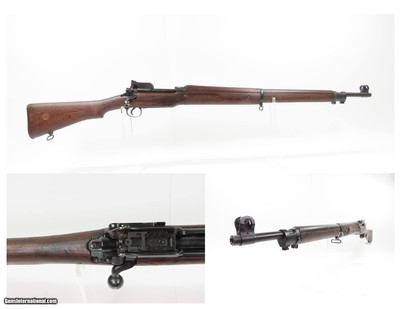 WORLD WAR I British EDDYSTONE Pattern 14 Enfield C&R .303 MILITARY Rifle
BRITISH CONTRACT Bolt Action MILITARY SERVICE Rifle