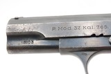 German Occupation WORLD WAR II “jhv/41” Code FEG M37 Pistol C&R w/HOLSTER
THIRD REICH / HUNGARIAN Semi-Automatic Sidearm - 16 of 19