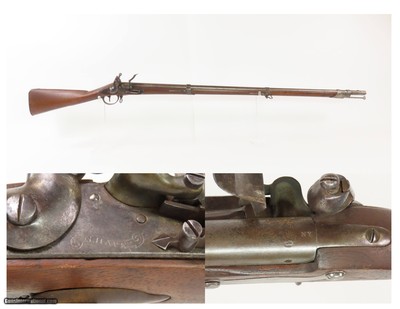 Pre-1812 Antique NEW YORK Contract WHITNEY ARMS CO. FLINTLOCK MUSKET First U.S. Musket using the Specialization of Labor