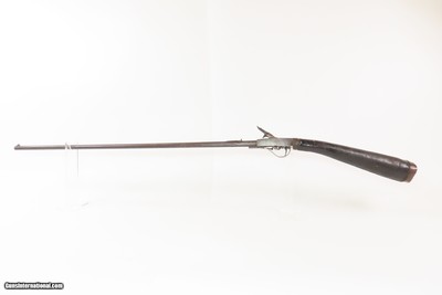 GERMANIC Antique J.H. COSTER “WIND GUN” 19th Century STOCK RESERVOIR 10.5mm Early Air Powered Smoothbore - Image 15 of 25