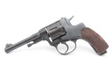 RUSSIAN Pre-WORLD WAR II Soviet NAGANT M1895 TULA Arsenal 7.62mm w/HOLSTER
Revolver w/SOVIET MINISTRY of DEFENSE “MO/52” Mark - 12 of 18