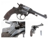 RUSSIAN Pre-WORLD WAR II Soviet NAGANT M1895 TULA Arsenal 7.62mm w/HOLSTER
Revolver w/SOVIET MINISTRY of DEFENSE “MO/51” Mark