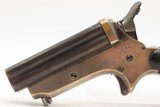 Cased CIVIL WAR Antique C. SHARPS .22 PEPPERBOX Wild West RIVERBOAT GAMBLER - 12 of 15