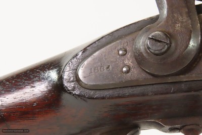 CIVIL WAR Antique U.S. ALFRED JENKS & Son “BRIDESBURG” M1863 Rifle-MusketU.S. CONTRACT Model w/ “BRIDESBURG” Lock Dated 1864 - Image 8 of 24