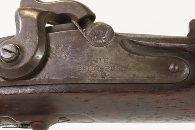 CIVIL WAR Antique U.S. ALFRED JENKS & Son “BRIDESBURG” M1863 Rifle-MusketU.S. CONTRACT Model w/ “BRIDESBURG” Lock Dated 1864 - Image 7 of 24