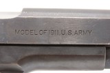 1915 mfr. WORLD WAR I U.S. ARMY COLT Model 1911 .45 Pistol C&R GREAT WAR
Iconic John Moses Browning Design! - 20 of 20