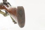 WORLD WAR II U.S. Remington M1903A3 Bolt Action C&R INFANTRY Rifle .30-06
Made in 1943 w/ “R.A. / FLAMING BOMB / 2-43” Barrel - 14 of 25