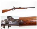 CIVIL WAR Era Antique U.S. SPRINGFIELD M1816 Modified to RIFLED CARBINEFlintlock to Percussion BOLSTER CONVERSION Musket - 1 of 25