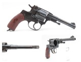 RUSSIAN Pre-WW II Soviet NAGANT M1895 TULA Arsenal 7.62 Revolver w/HOLSTERRussian Sidearm Made in 1927 used into WORLD WAR 2 - 1 of 16