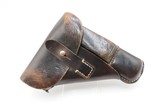 French PYRENEES “UNIQUE” 7.65mm POCKET Pistol C&R with THIRD REICH HOLSTER
With German “jhg/44” Code Black LEATHER HOLSTER - 2 of 19