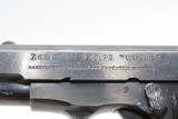 French PYRENEES “UNIQUE” 7.65mm POCKET Pistol C&R with THIRD REICH HOLSTER
With German “jhg/44” Code Black LEATHER HOLSTER - 17 of 19
