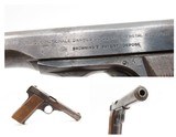 Belgian GERMAN OCCUPATION Fabrique National M1922 THIRD REICH C&R Pistol
7.65mm Cal. “EAGLE/140” & “EAGLE/SWASTIKA” Proofed