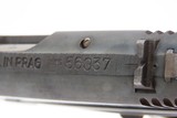 WORLD WAR 2 Third Reich GERMAN OCCUPIED Czech 7.65mm CZ M27 Pistol C&R WWII BOHMISCHE WAFFENFABRIK Barrel Address on SLIDE - 14 of 20