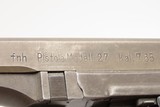 THIRD REICH World War II “fnh” Code GERMAN OCCUPIED Czech CZ M27 Pistol C&R “WaA76” & “Eagle/Swastika” Proofed Czechoslovakia - 16 of 18