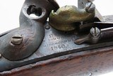 MEXICAN-AMERICAN WAR Antique R. JOHNSON U.S. M1836 .54 FLINTLOCK Pistol
STANDARD ISSUE Used into the AMERICAN CIVIL WAR - 6 of 19