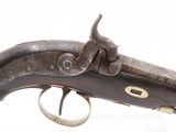 British PARKER Antique SIDE-HAMMER .45 PERCUSSION Self Defense BELT Pistol
SILVER BANDED English Pistol Made Circa the 1840s - 4 of 17