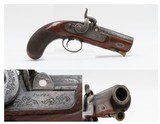GOLD BANDED & SILVER MOUNTED Antique T.H. POTTS Percussion POCKET Pistol
Pre-CIVIL WAR ERA Self Defense DERRINGER Pistol - 1 of 15