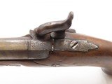 ENGRAVED/SILVER Mounted Antique COPY DERRINGER Historical Percussion Pistol Period Copy of Henry Deringer’s Famous Pistol - 9 of 18