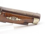 ENGRAVED/SILVER Mounted Antique COPY DERRINGER Historical Percussion Pistol Period Copy of Henry Deringer’s Famous Pistol - 5 of 18