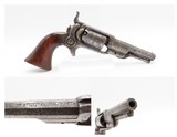 ENGRAVED Antique Pre-CIVIL WAR COLT M1855 ROOT Sidehammer POCKET Revolver
PERCUSSION .28 Cal. FIRST YEAR PRODUCTION Revolver - 1 of 14