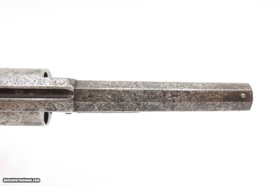 ENGRAVED Antique Pre-CIVIL WAR COLT M1855 ROOT Sidehammer POCKET RevolverPERCUSSION .28 Cal. FIRST YEAR PRODUCTION Revolver - Image 9 of 14