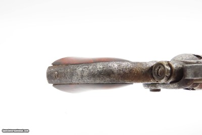 ENGRAVED Antique Pre-CIVIL WAR COLT M1855 ROOT Sidehammer POCKET RevolverPERCUSSION .28 Cal. FIRST YEAR PRODUCTION Revolver - Image 11 of 14