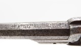 ENGRAVED Antique Pre-CIVIL WAR COLT M1855 ROOT Sidehammer POCKET Revolver
PERCUSSION .28 Cal. FIRST YEAR PRODUCTION Revolver - 12 of 14