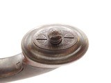 ENGRAVED Antique BROOKS & SON Over/Under .80 Percussion “MANSTOPPER” Pistol BIG BORE London SUPERPOSED Double Barrel BELT Pistol - 6 of 16