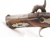 ENGRAVED & SILVER Mounted Antique DERINGER Percussion Pistol KILLED LINCOLN Henry Deringer’s Famous Pocket Pistol GERMAN SILVER - 18 of 18