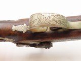 ENGRAVED & SILVER Mounted Antique DERINGER Percussion Pistol KILLED LINCOLN Henry Deringer’s Famous Pocket Pistol GERMAN SILVER - 13 of 18