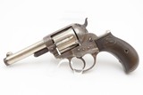 NICE Antique COLT M1877 “Etched Panel” SHERIFF’S MODEL “THUNDERER” Revolver NICKEL FINISH Double Action Colt Made in 1886 - 14 of 20