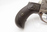 NICE Antique COLT M1877 “Etched Panel” SHERIFF’S MODEL “THUNDERER” Revolver NICKEL FINISH Double Action Colt Made in 1886 - 5 of 20