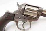 NICE Antique COLT M1877 “Etched Panel” SHERIFF’S MODEL “THUNDERER” Revolver NICKEL FINISH Double Action Colt Made in 1886 - 4 of 20